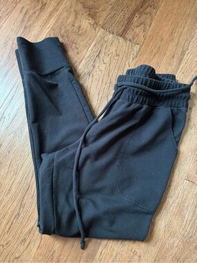 Men's Black Drawstring Jogger Pants